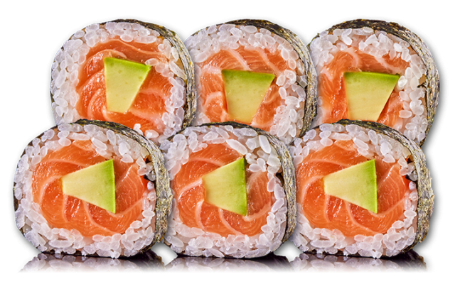 Salmon Avocado futomaki
